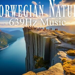 Healing Frequency Music | Norwegian Beautiful Nature | Healing Peaceful Mood | 639 Hz